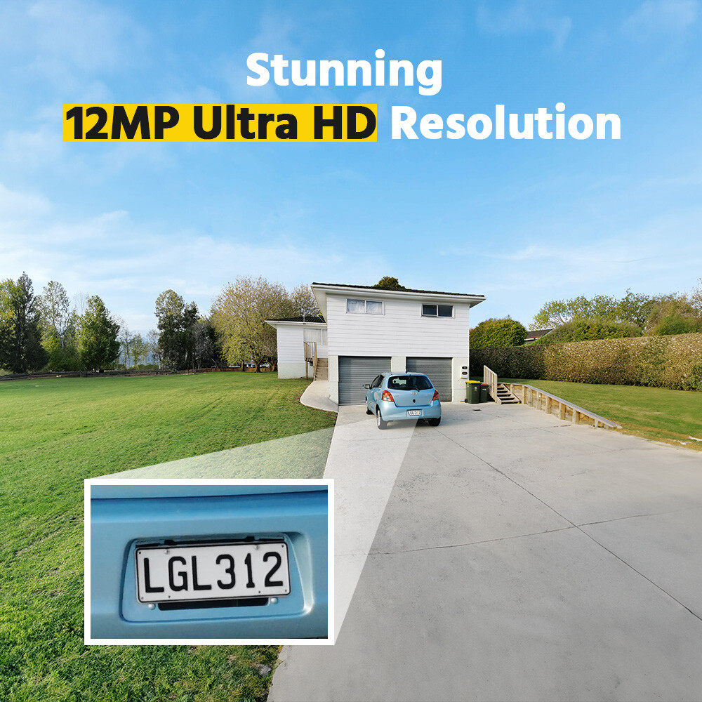 ANNKE 8CH 12MP 4K NVR POE IP Security Video Recorder H.265+ For Camera System