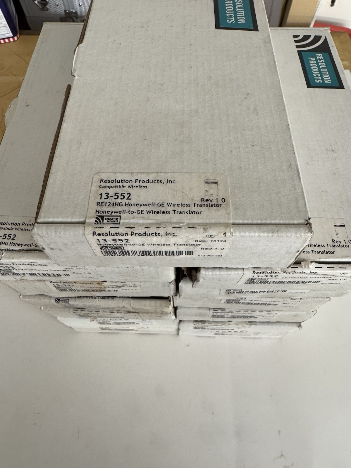 RESOLUTION PRODUCTS 13-552/ RE124HG HONEYWELL TO GE WIRELESS TRANSLATOR (13pcs)