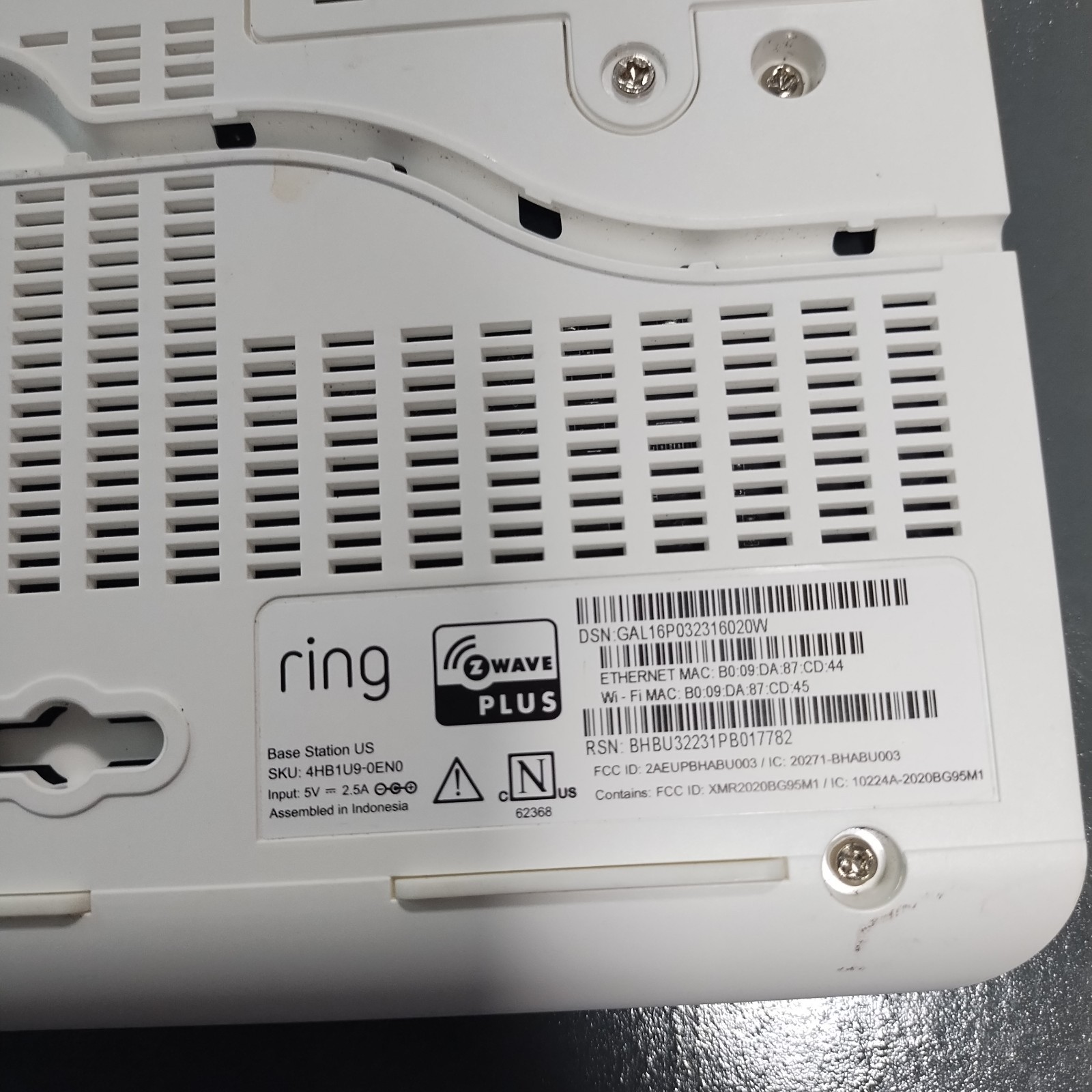 Ring Security 2nd Gen Kit: Base, Keypad, Panic Button & Motion Detector