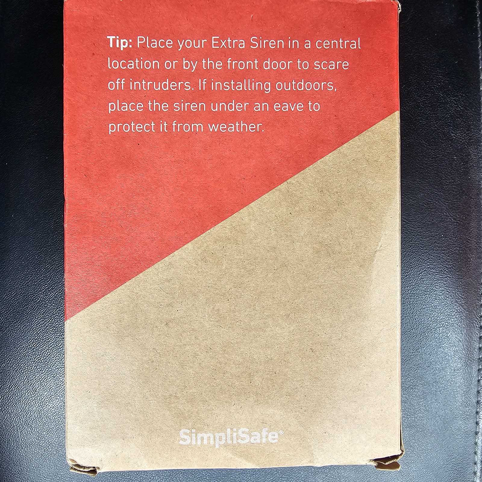 SimpliSafe Extra Siren (Model WS3) 105dB Wireless Home Security Indoor/Outdoor