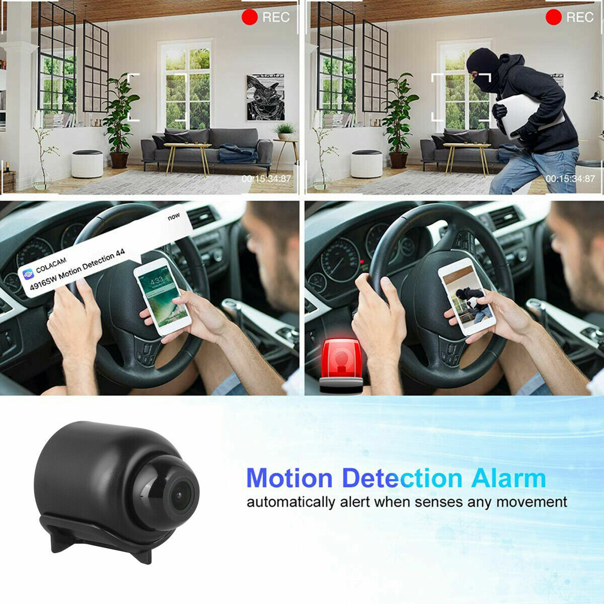 Mini Camera HD 1080P Video Camcorder Motion Detection Night Vision Security Cam