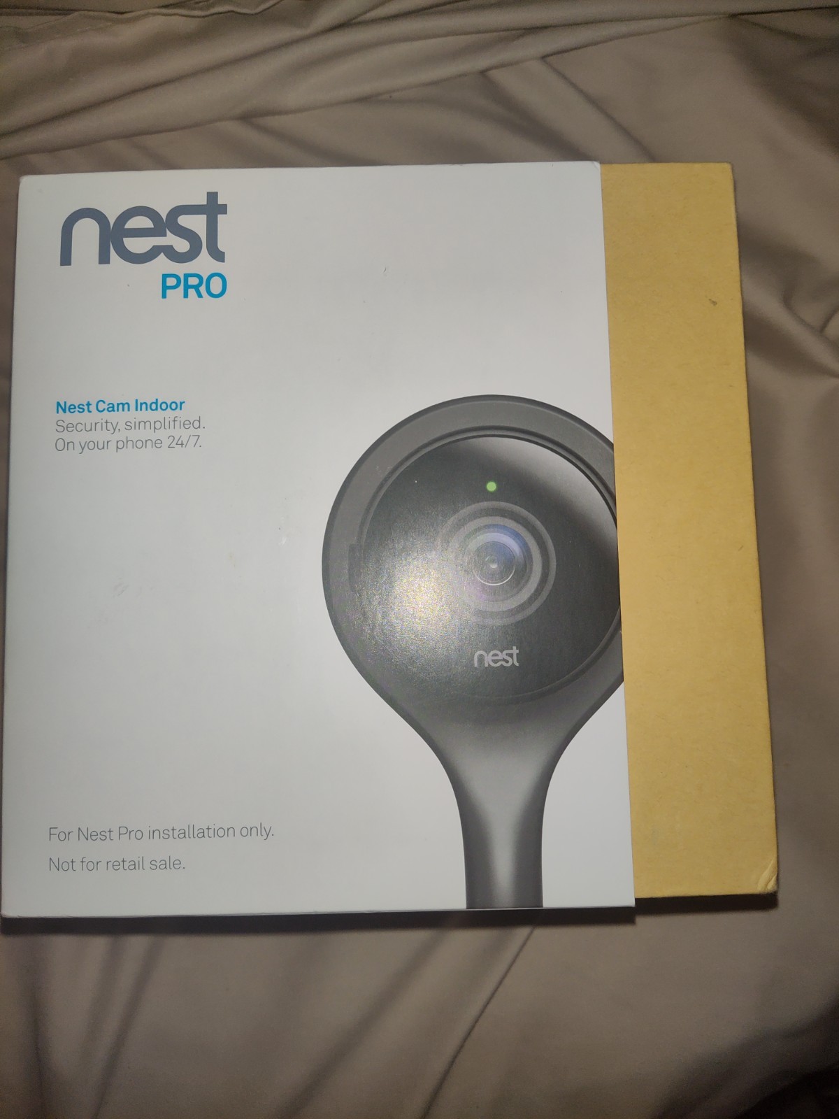 Google Nest Pro Indoor Security Camera (NC1103US) (A0005) Black