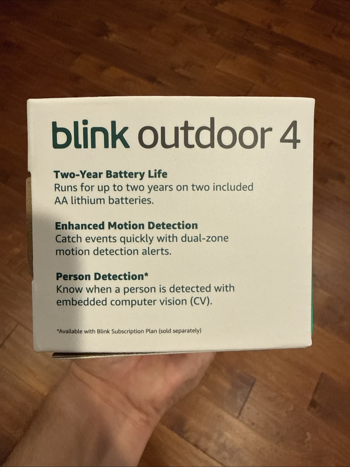 Blink – Outdoor 4 Wireless smart security camera, two-year battery life, 10…