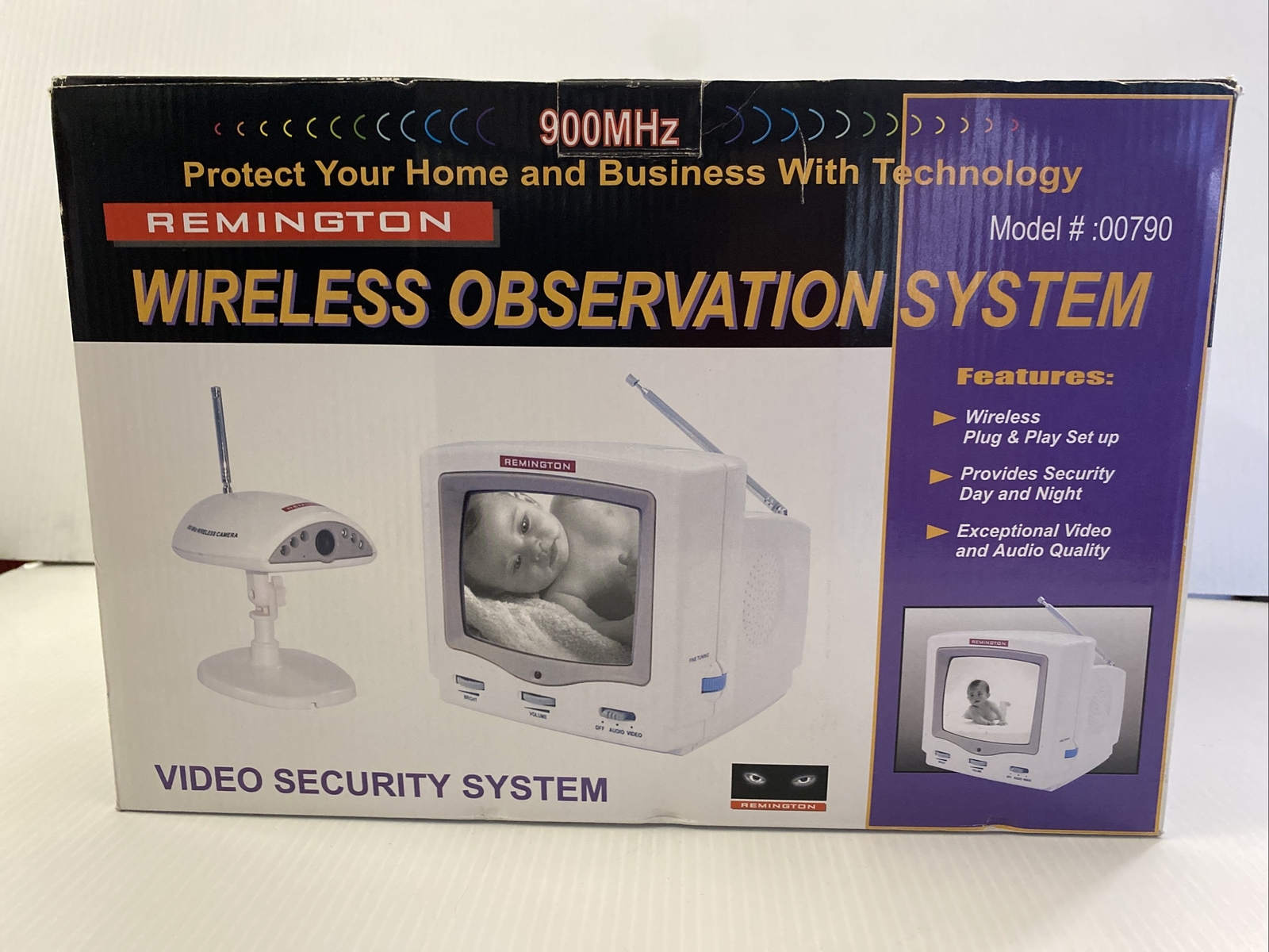 Remington – 900 MHz Wireless Observation System Model 00790 Very RARE!!!