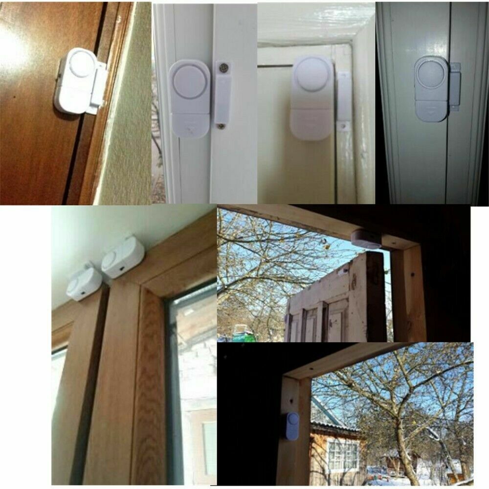 10PCS Wireless Home Window Door Burglar Security Alarm System Magnetic Sensor