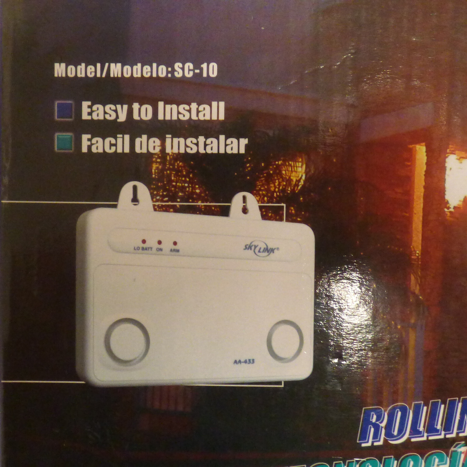 SkyLink Wireless Security System Alarm Kit Model SC-10