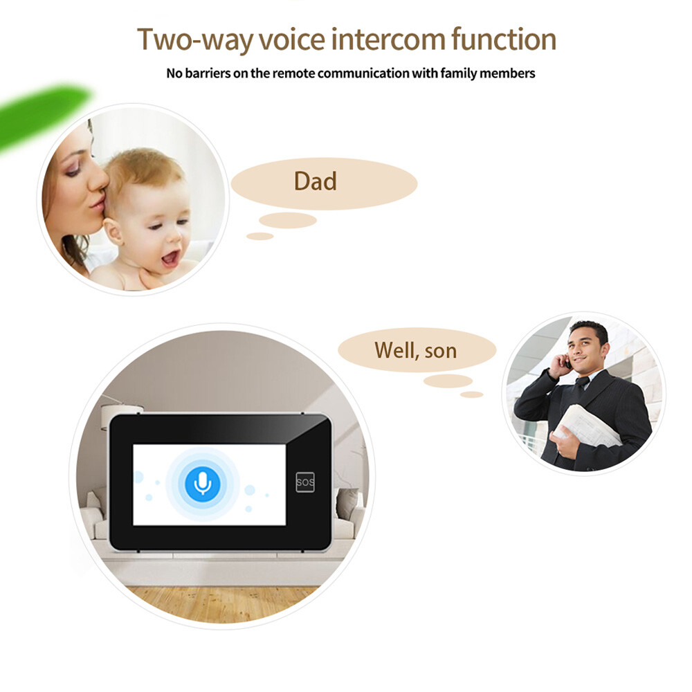 Wireless WiFi GSM Home Security Alarm System PIR Anti-Theft Remote Control F5O9