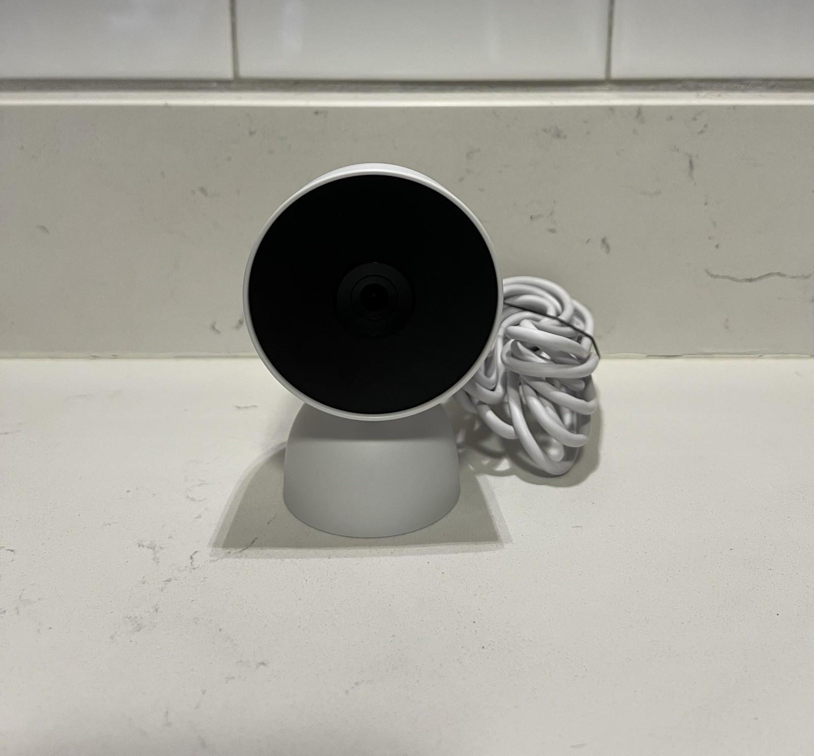 Google Nest Security Cam Indoor 1080p Wired GJQ9T White