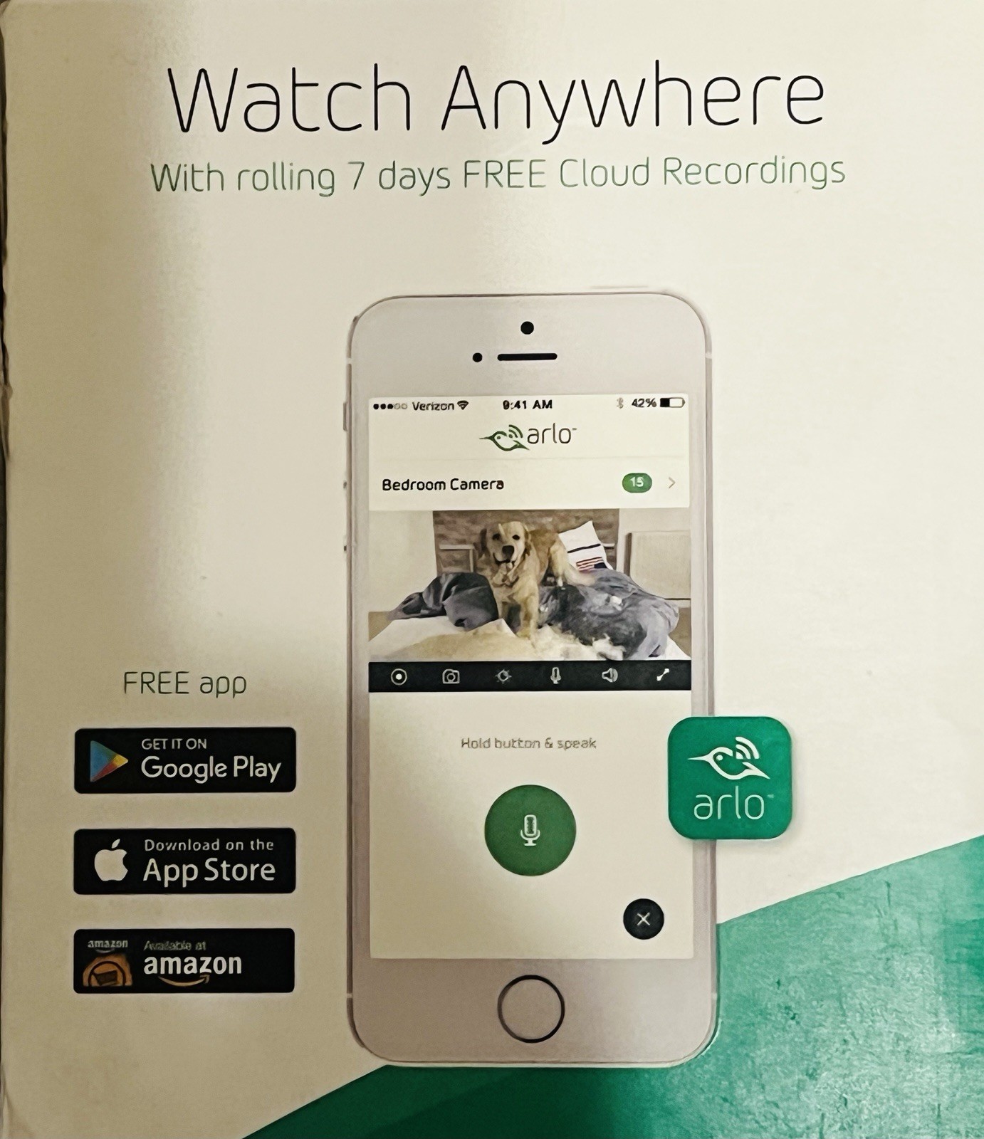 Arlo Q VMC3040-100NAS 1080p HD Wireless Security Camera with Audio Indoor