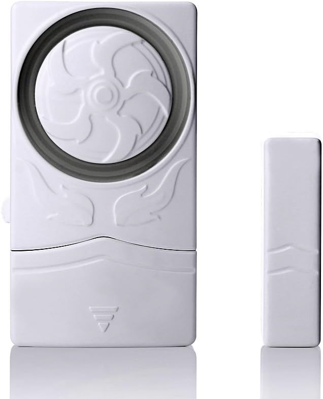 Child & Home Safety Wireless Alarm – Pack of 4 Loud 110dB Magnetic Door Sensors