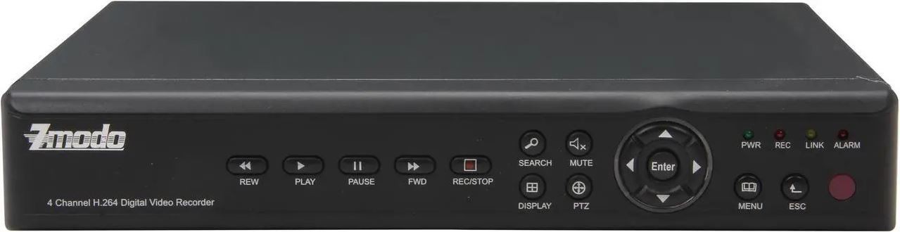 Zmodo Wired 4CH 500GB DVR Outdoor CCTV Surveillance Security Camera System Kit