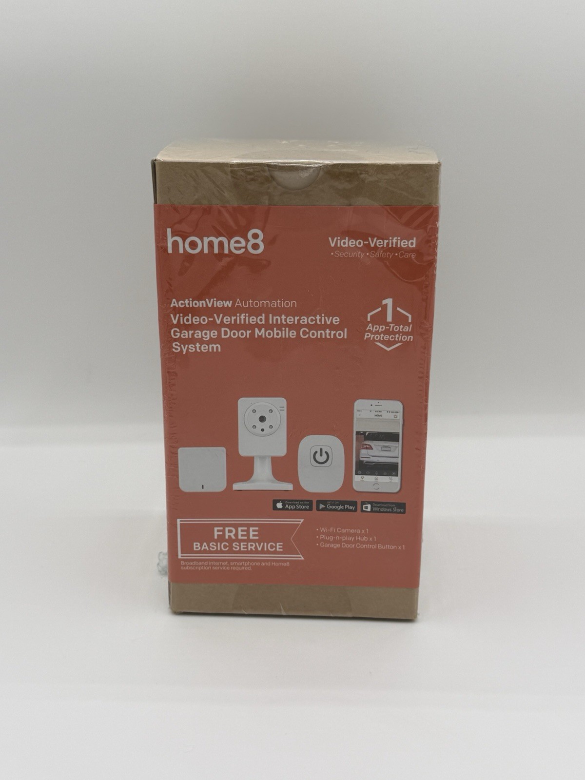 Home8 Video-Verified Alarm Smart Garage Door Control System