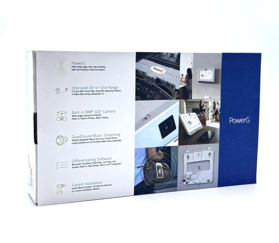 Qolsys IQ Panel 4 IQP4020 PowerG Smart Alarm System LTE WiFi 7” Touchscreen