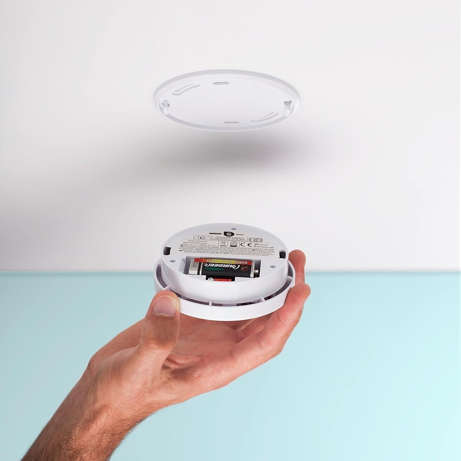 Smartwares 10.04.62 détecteur de fumée – Capteur Optique – Bouton de Test – 85db