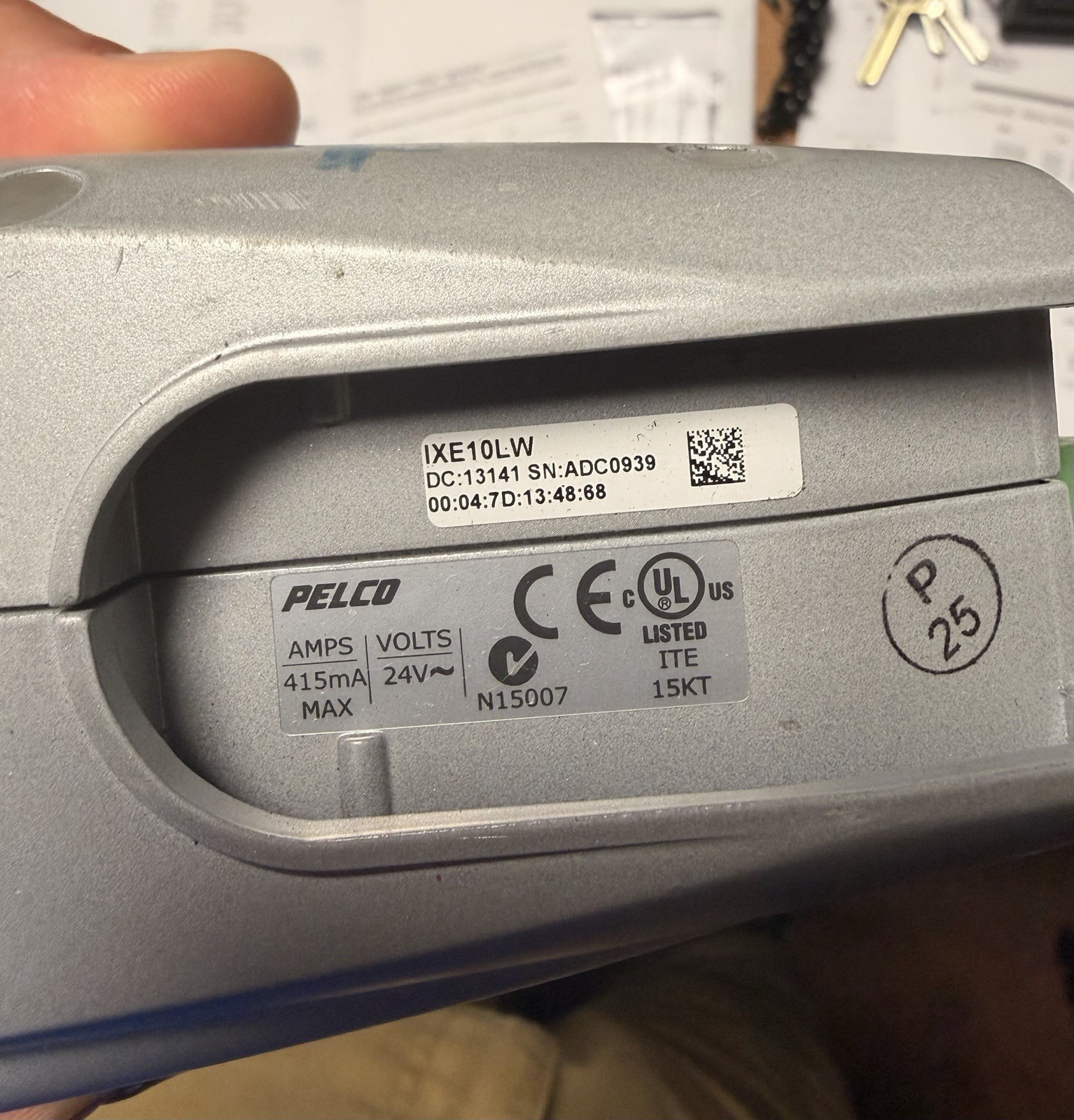 Pelco IXE10LW IP Day/night Poe Camera Used working Condition