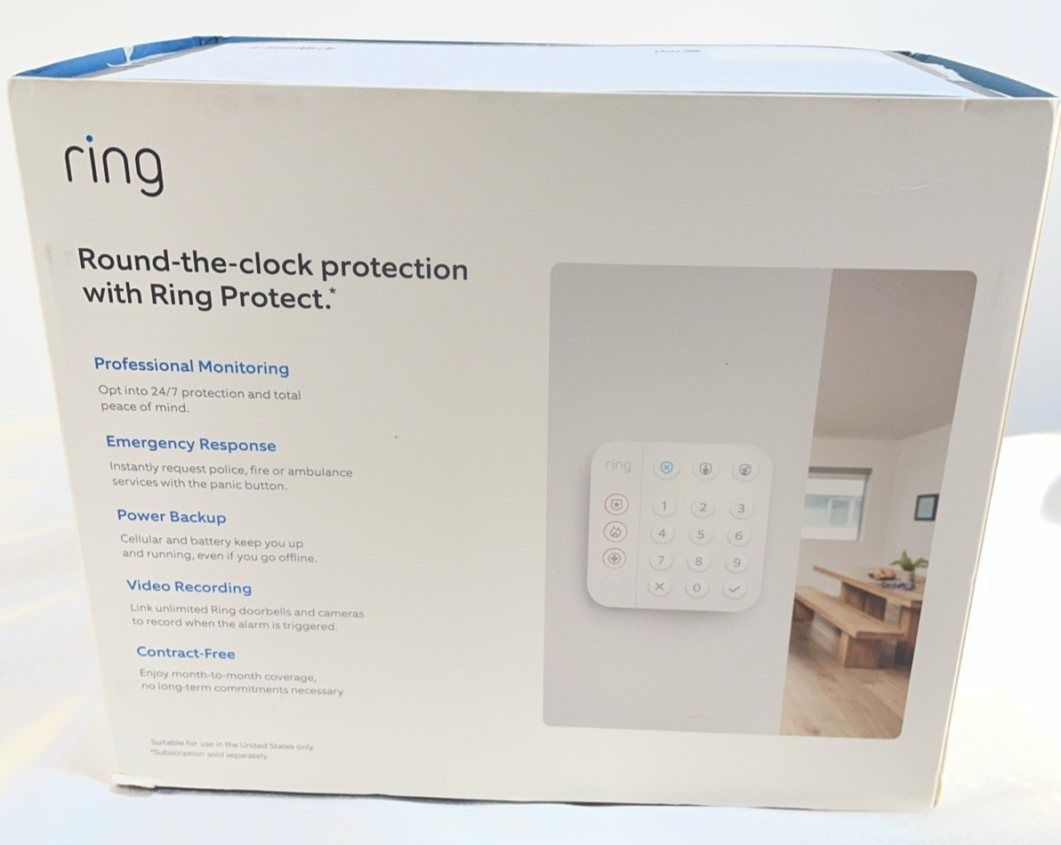 Ring Alarm Wireless Security System, 8 Piece Kit (2 Gen)