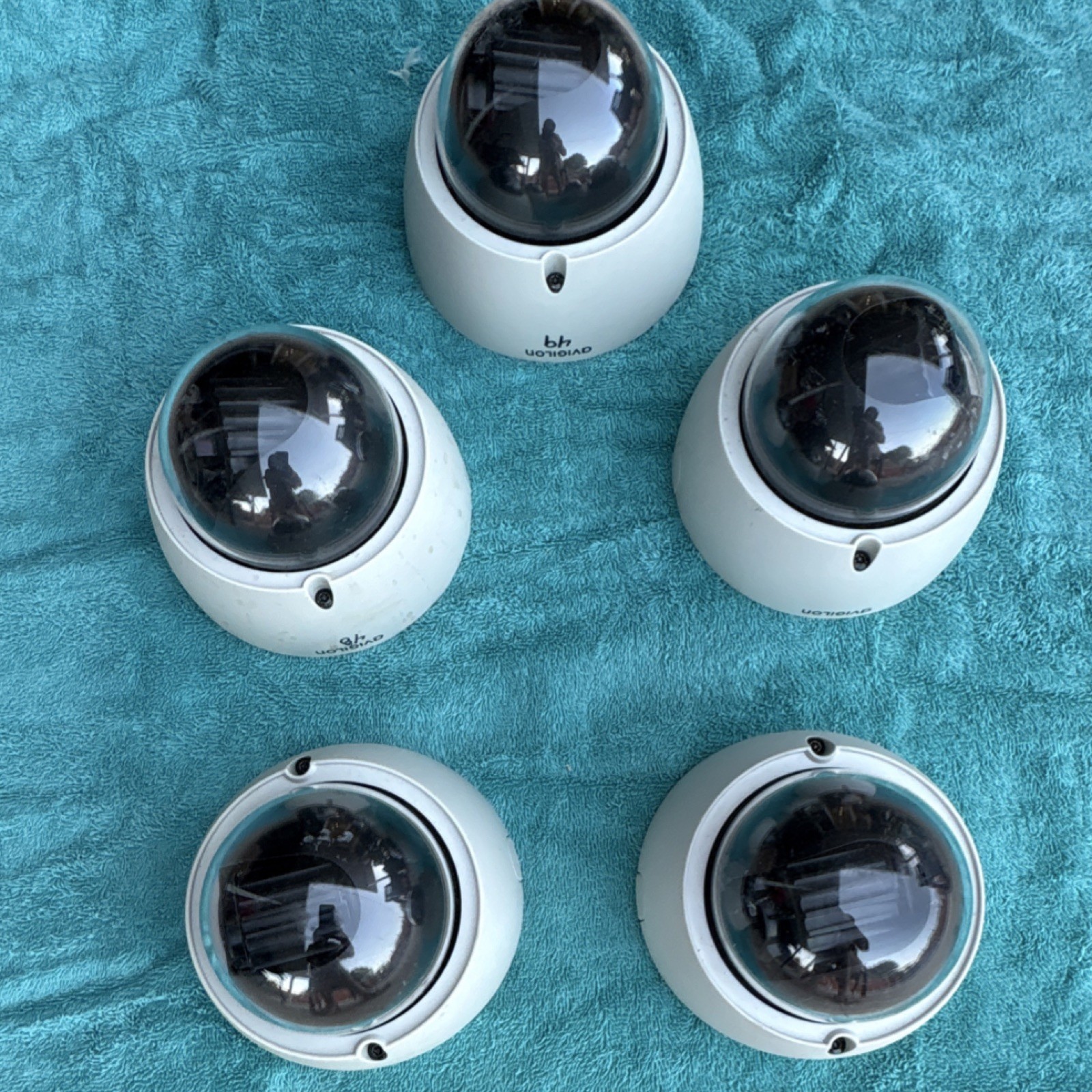 Avigilon Lot of 5 1.0-H3-D1 Dome IP Wired Security Cameras Outdoor Indoor