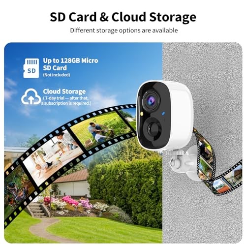 2K FHD Solar Powered Security Cameras Wireless white 4pack solar powered