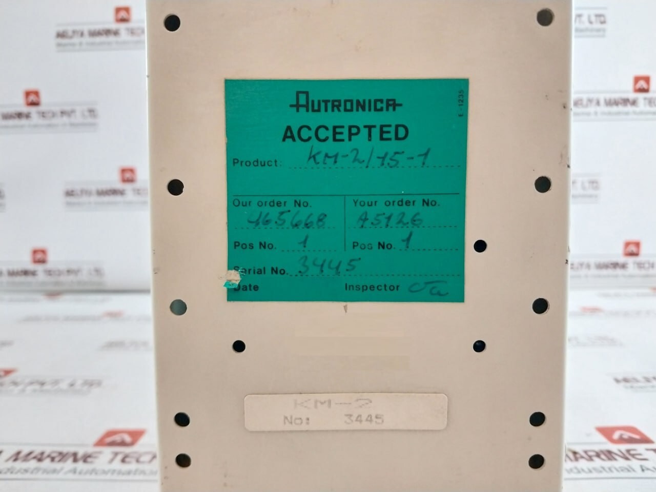 Autronica KM-2 Alarm And Monitoring System 0-600/C 7251-005.0003 T 2.5A