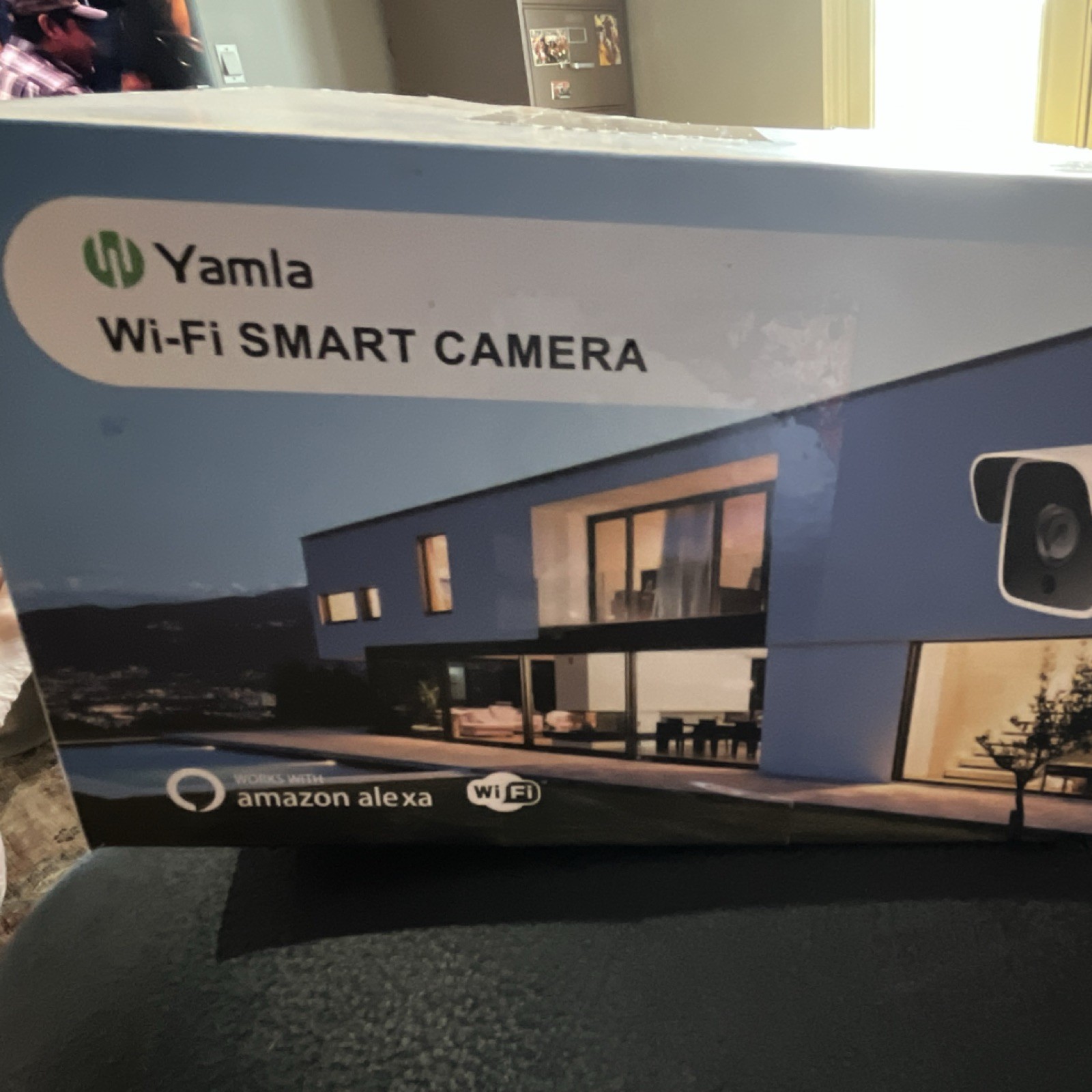 Yamla Wi-Fi IP/Network Surveillance Camera 1080p Alexa Night Vision Motion