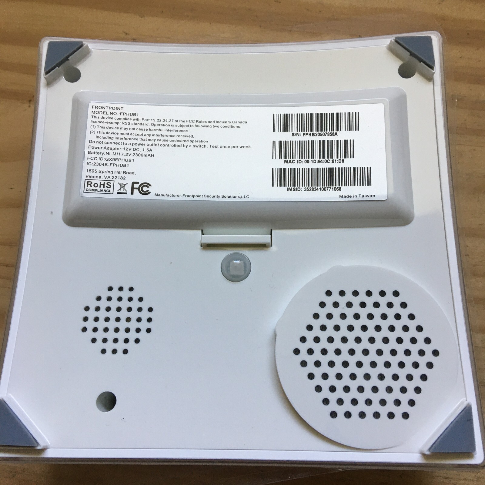 Frontpoint Security System Hub Model:FPHUB1 – New in Open Box