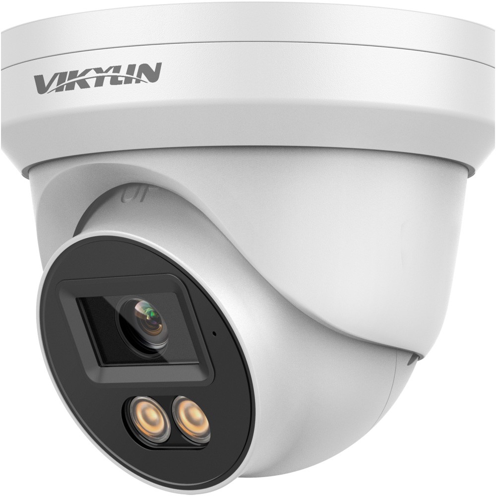 VIKYLIN 16CH 16POE NVR Kit 5MP PoE IP Full Color Night Vision Camera w/ MIC Lot