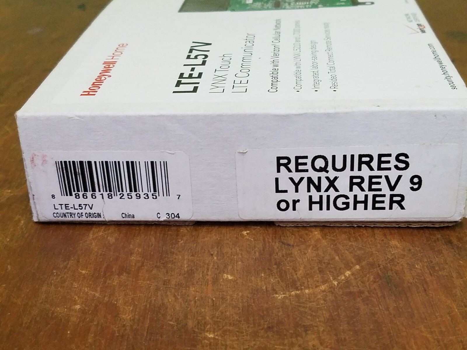 Honeywell LTE-L57V Verizon Communicator Lynx Touch
