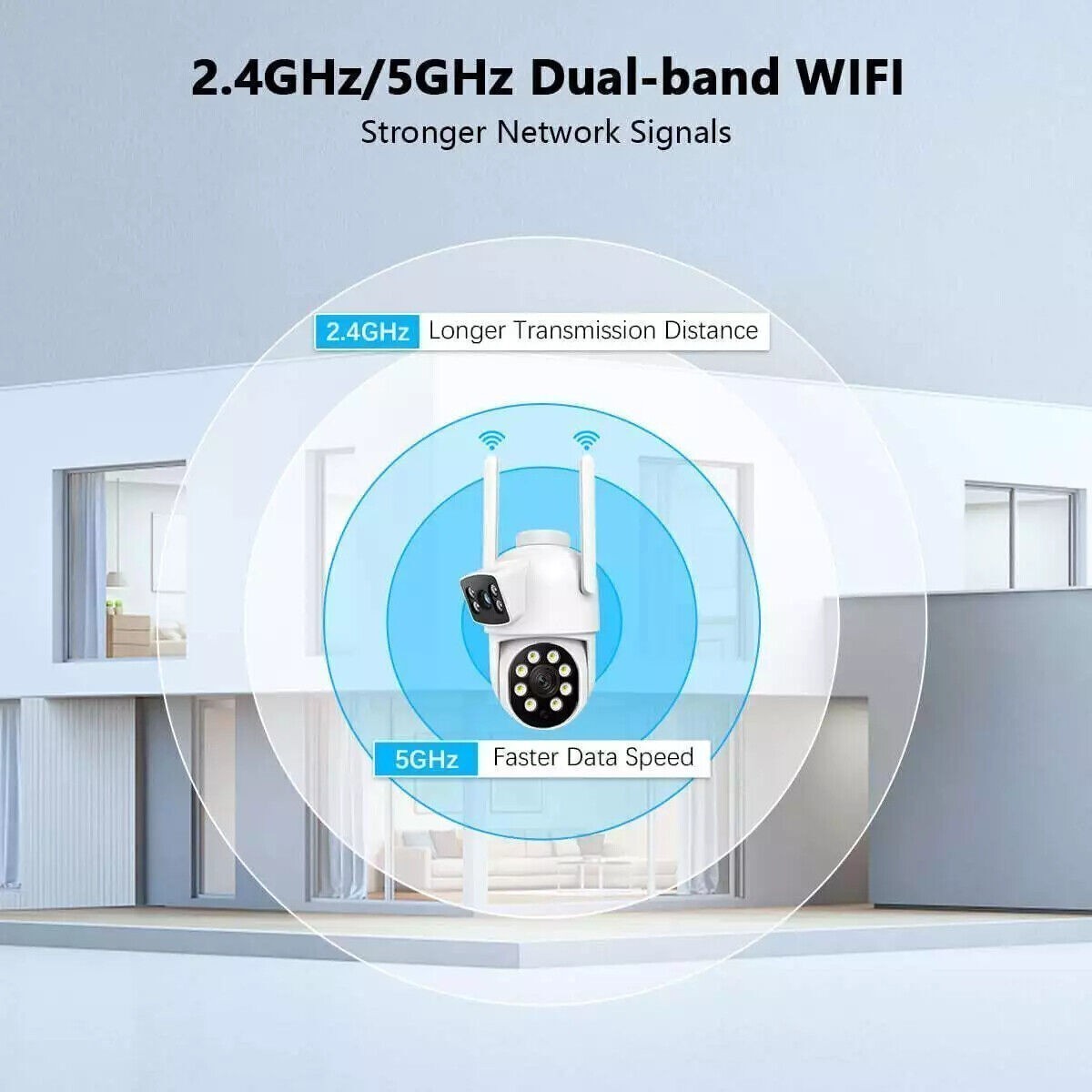 Wireless Security Camera System Outdoor 24/7 Surveillance Motion Alert 10CH NVR