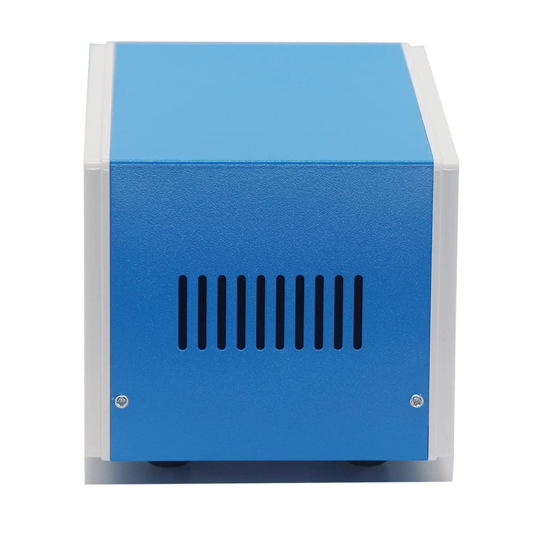 Zulkit Electronic Enclosures Blue Metal 8.3″ x 7.1″ x 5.5″, Blue, White