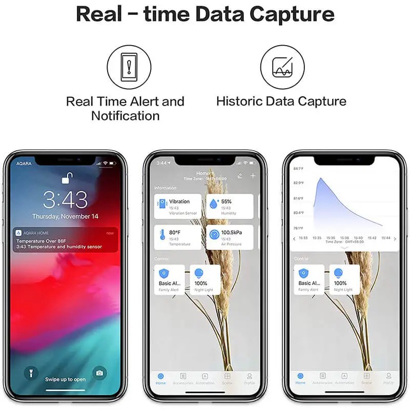 Aqara Smart Zigbee Temp & Humidity Sensor for Mi Home & HomeKit Compatibility