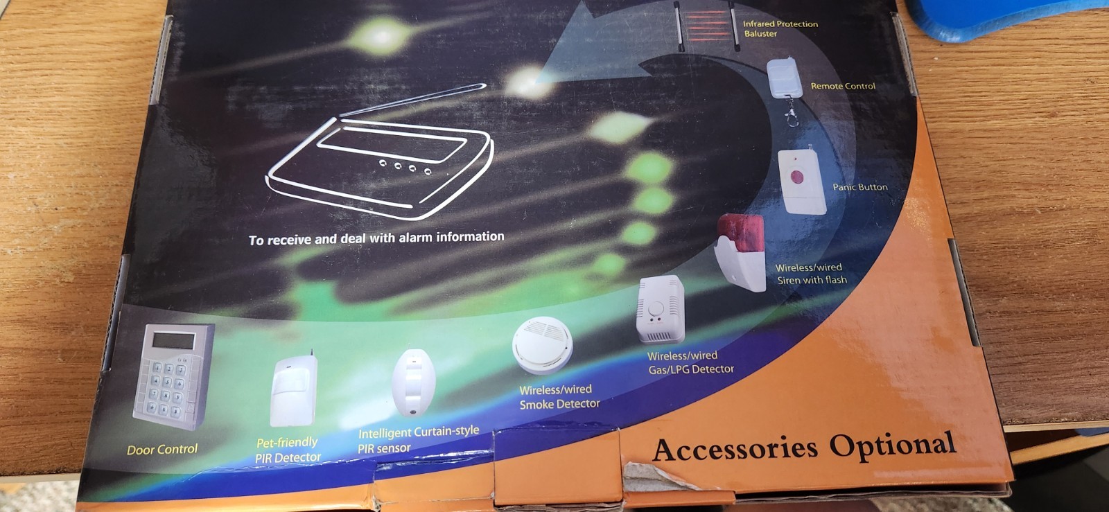GSM Wireless alarm system 99+8 zone