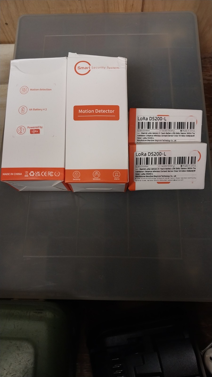 Staniot LoRa Alarm System Motion Sensors & Door/Window Sensor Package
