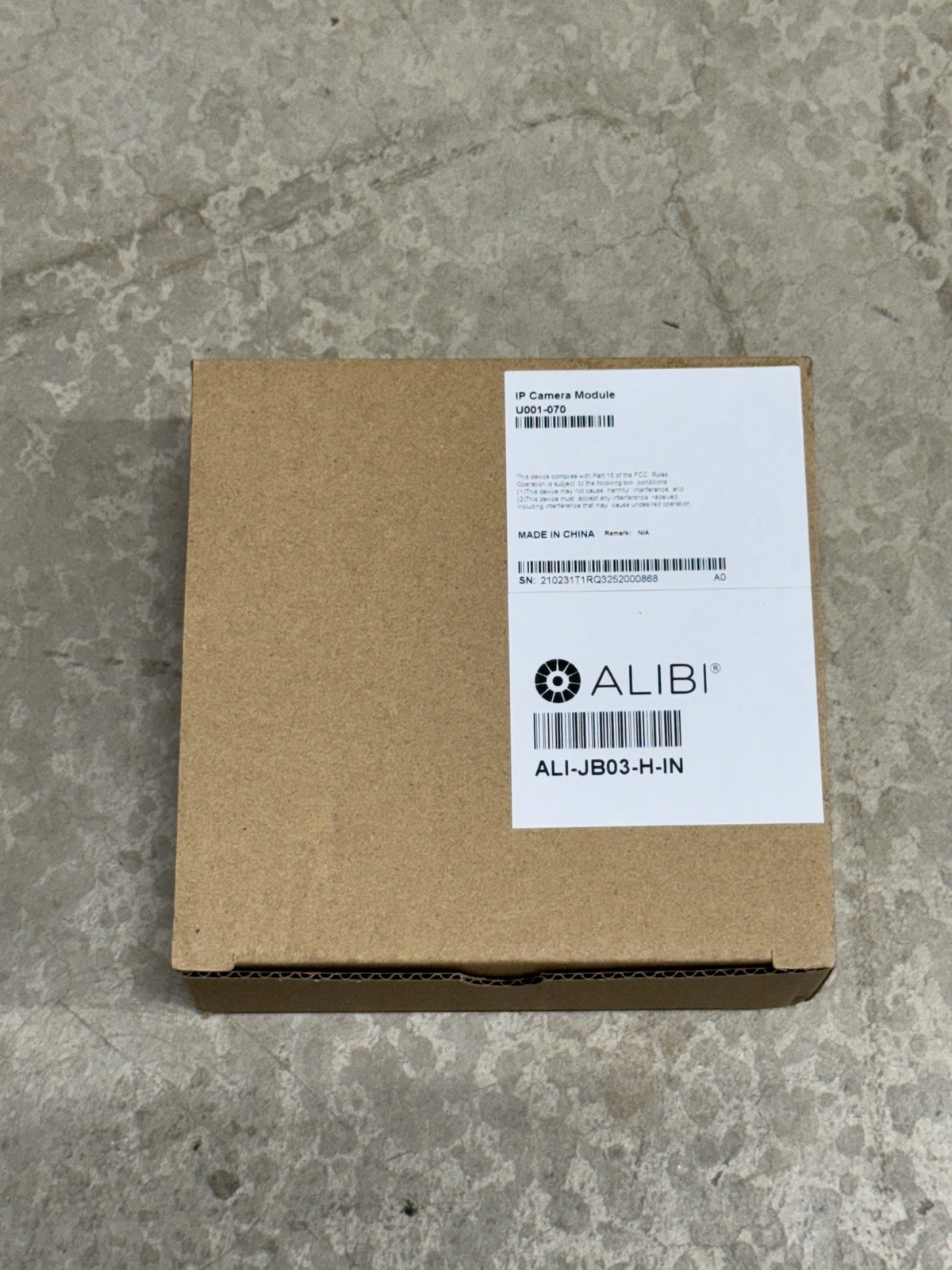 Alibi Junction Box ALI-JB03-H-IN Security Camera Junction – Dome/Turret/Fisheye