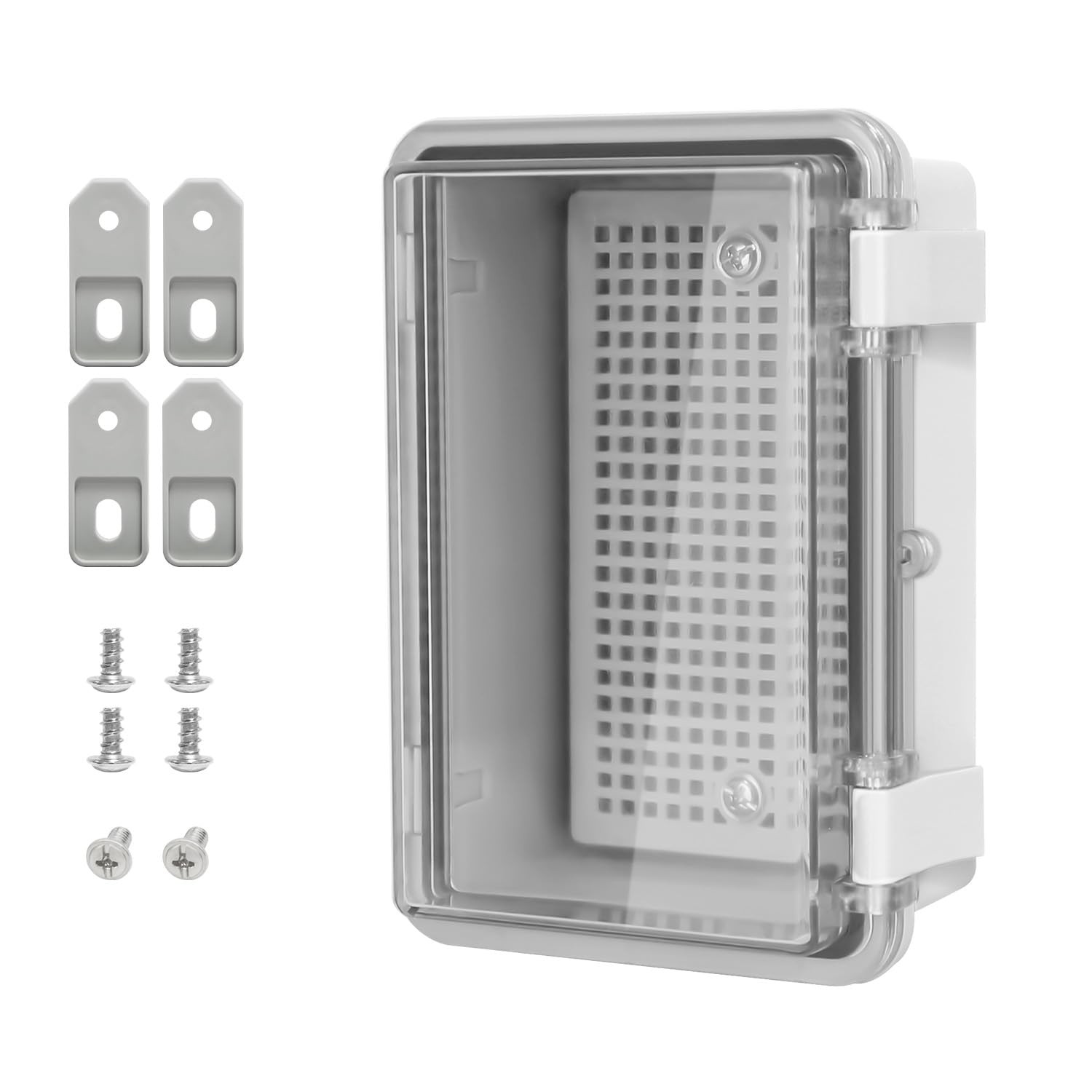 LMioEtool ABS Plastic Dustproof 5.9″ x 3.9″ x 2.8″ (1pc), Clear Cover