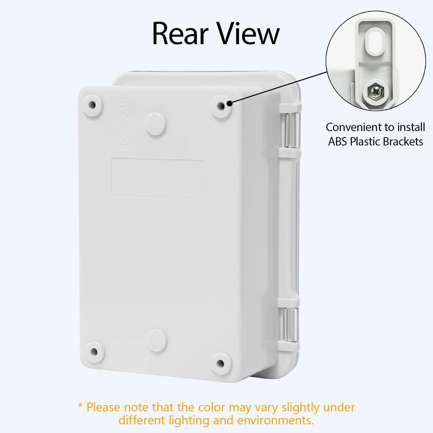 LMioEtool ABS Plastic Dustproof 5.9″ x 3.9″ x 2.8″ (1pc), Clear Cover