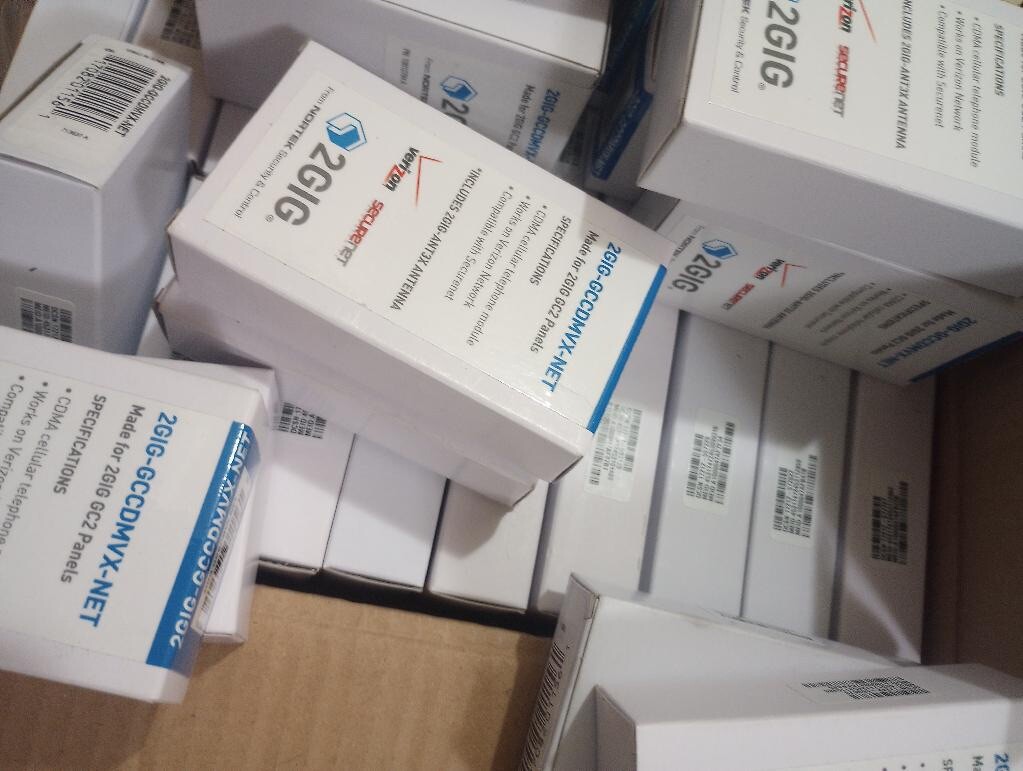 2Gig 2GIG-GCCDMVX-NET SecureNet Verizon CDMA …Lot Of 40