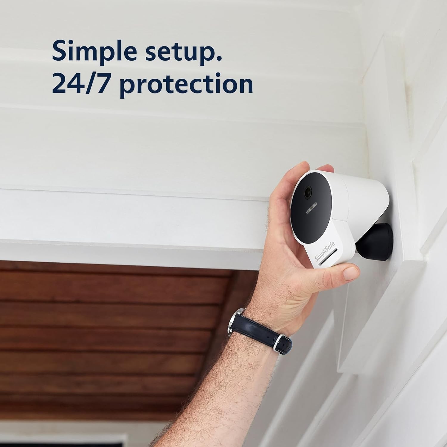 SimpliSafe Outdoor Wireless Security Camera Series 2 1080P HD Active Guard CM021