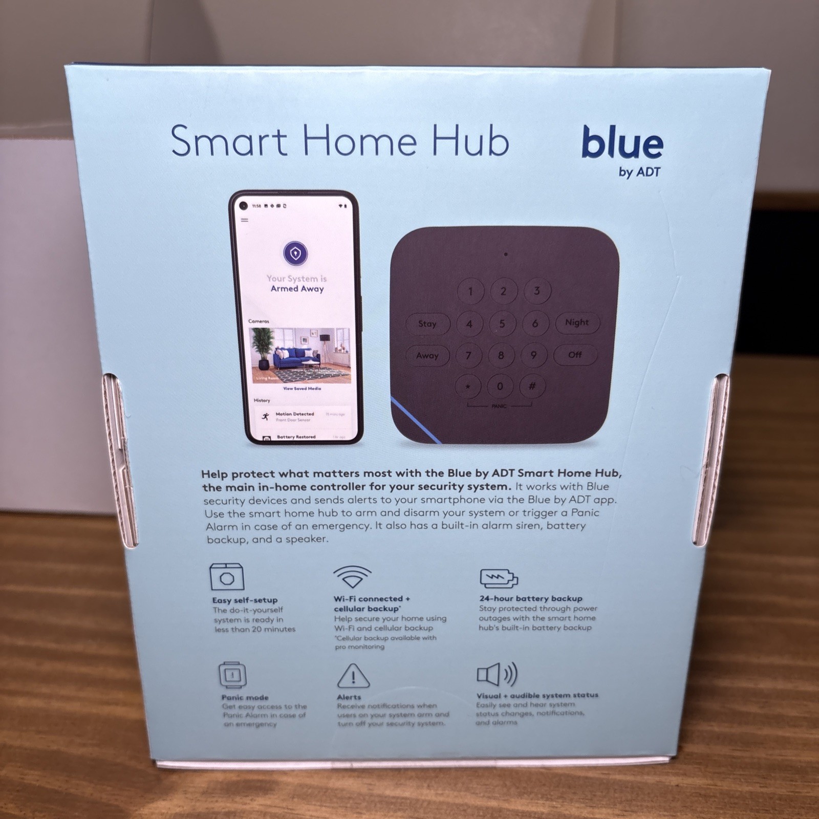 Blue by ADT Smart Home Hub Black S40LR0-01 New Sealed