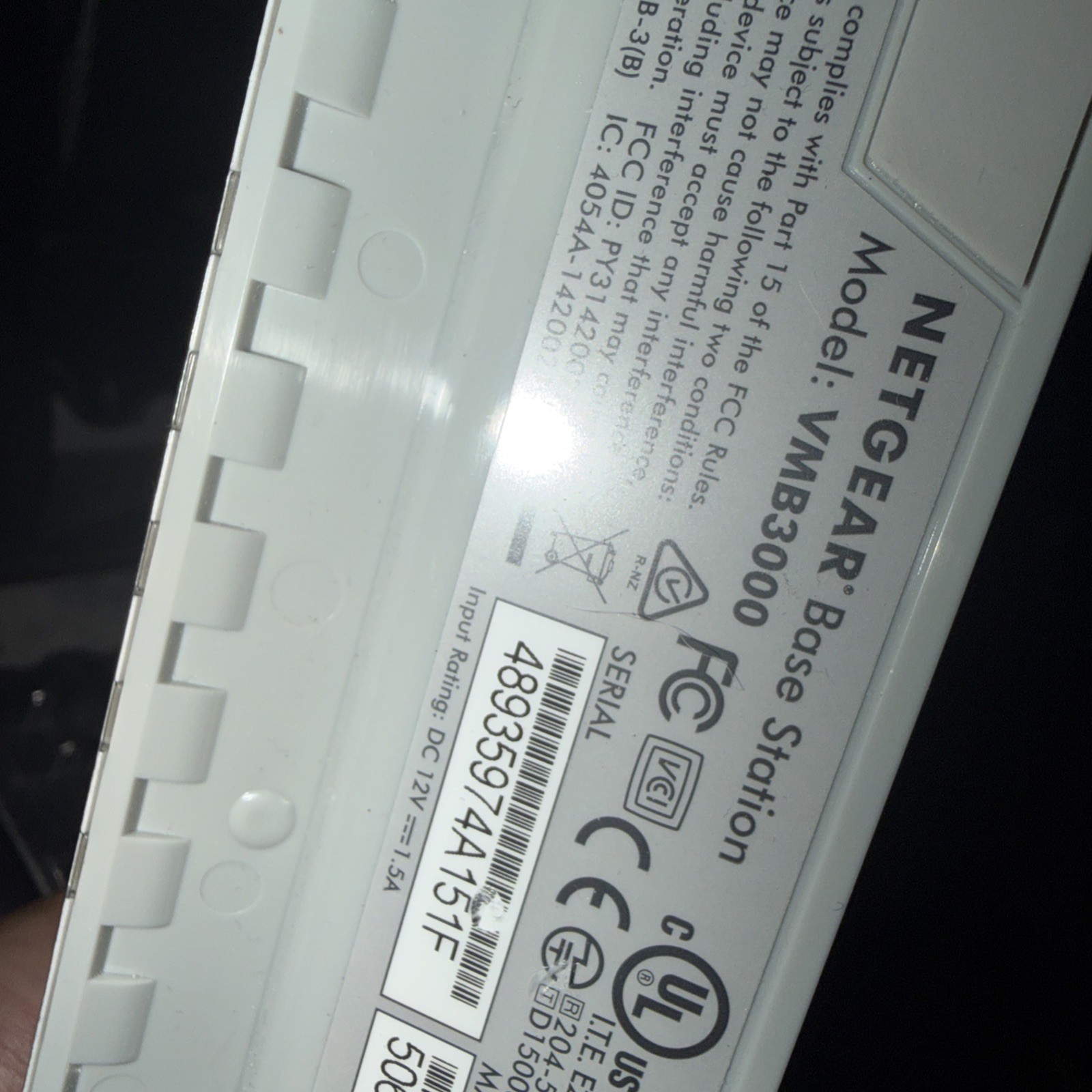 Netgear Arlo VMB3000 Smart Home Base Station W/ AC Power Adapter Works
