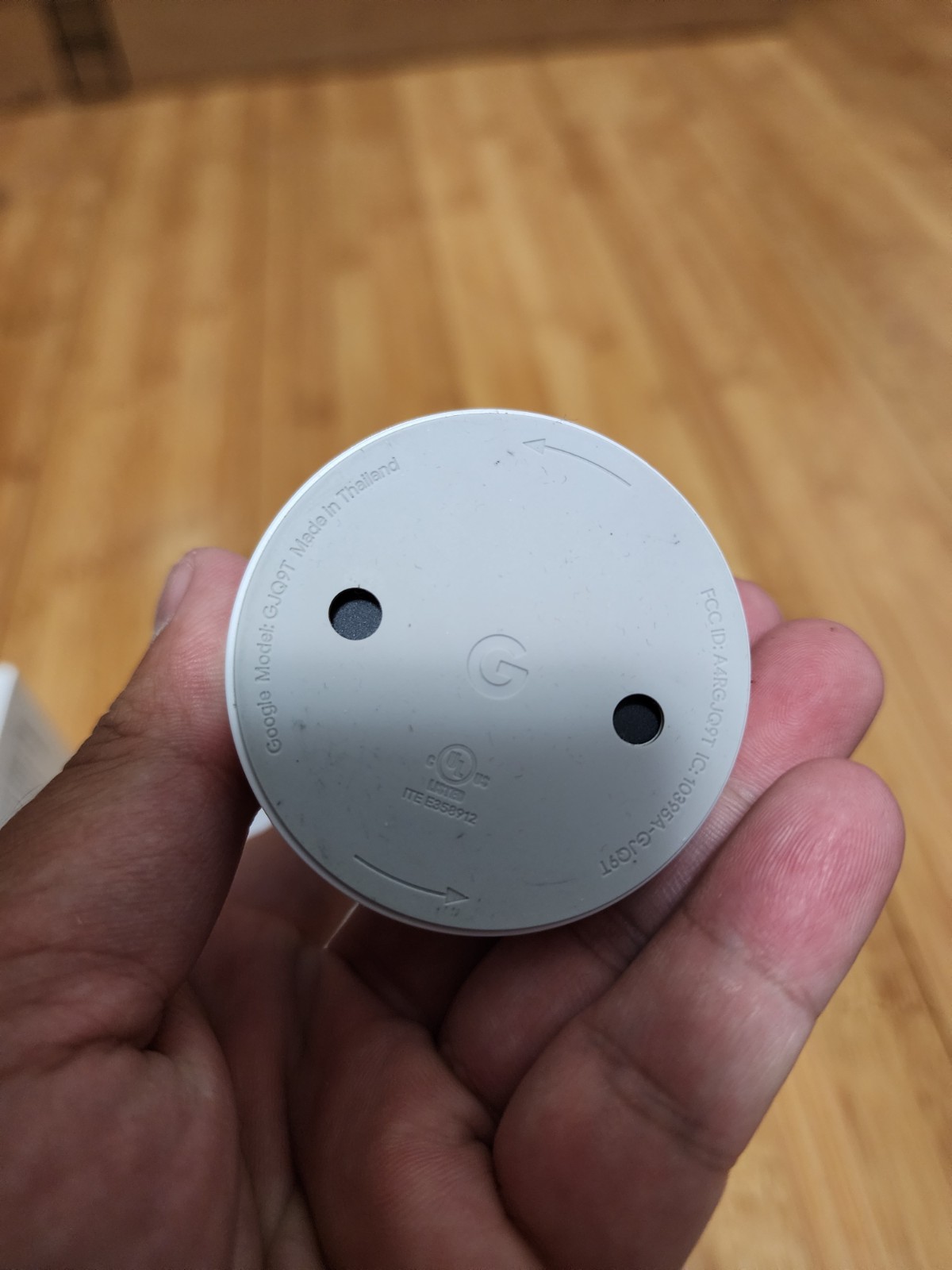 Google Nest Cam Indoor Wired 2nd Generation Security Camera White TESTED, WORKS!