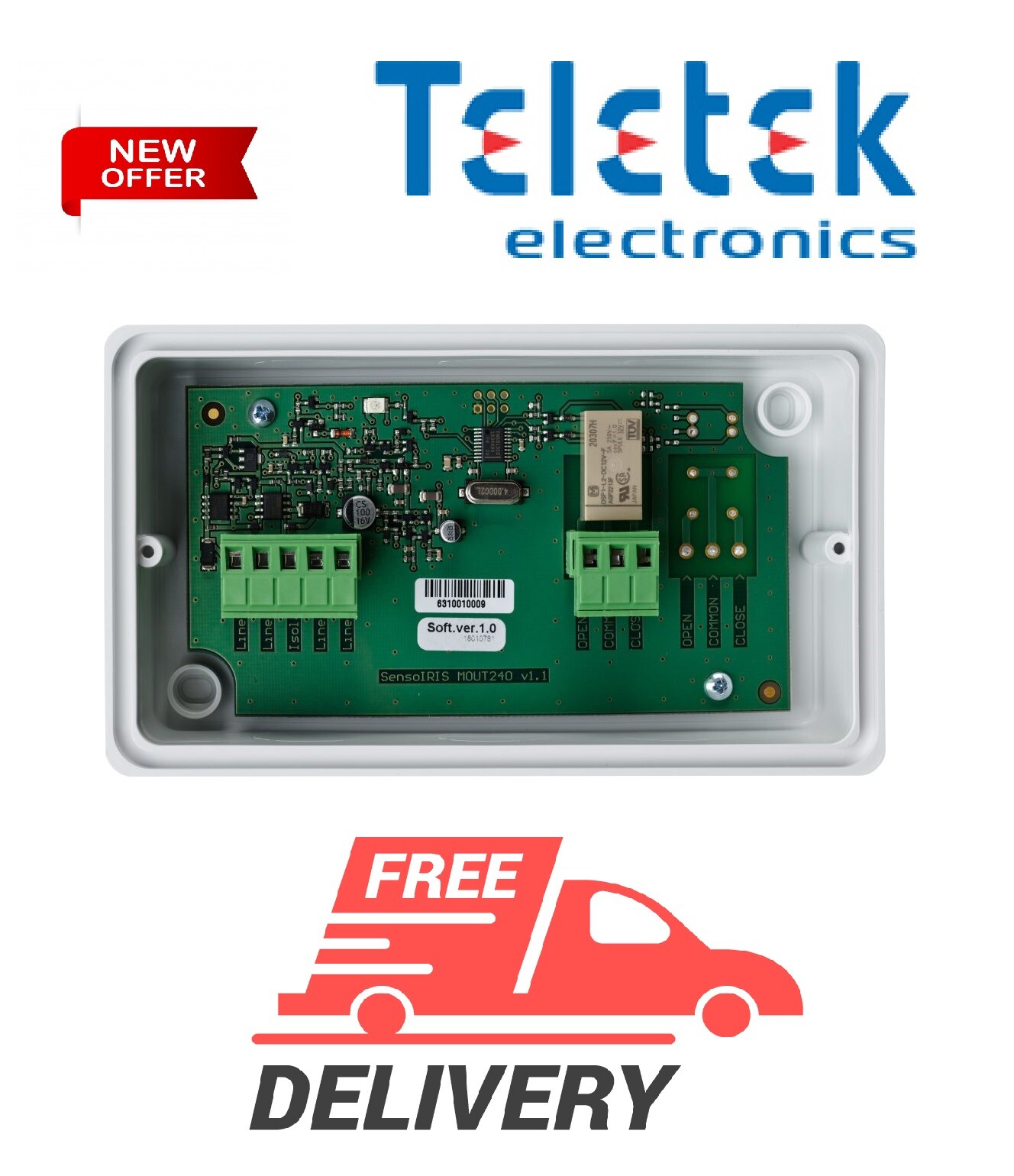 TELETEK Fire Alarm Solutions / Addressables / Modules / SensoIRIS MOUT-240