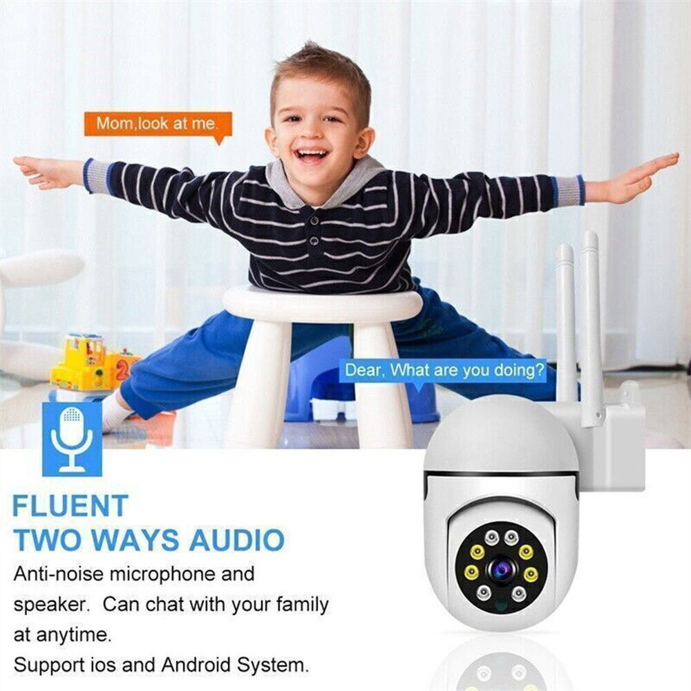 4PCS Camaras De Seguridad Para 360 5G WIFI Inalambrica Con Vision Nocturna Audio