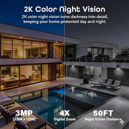 Insight 3MP Smart PTZ Solar Security Camera – Auto-Follow Motion Tracking, 2K