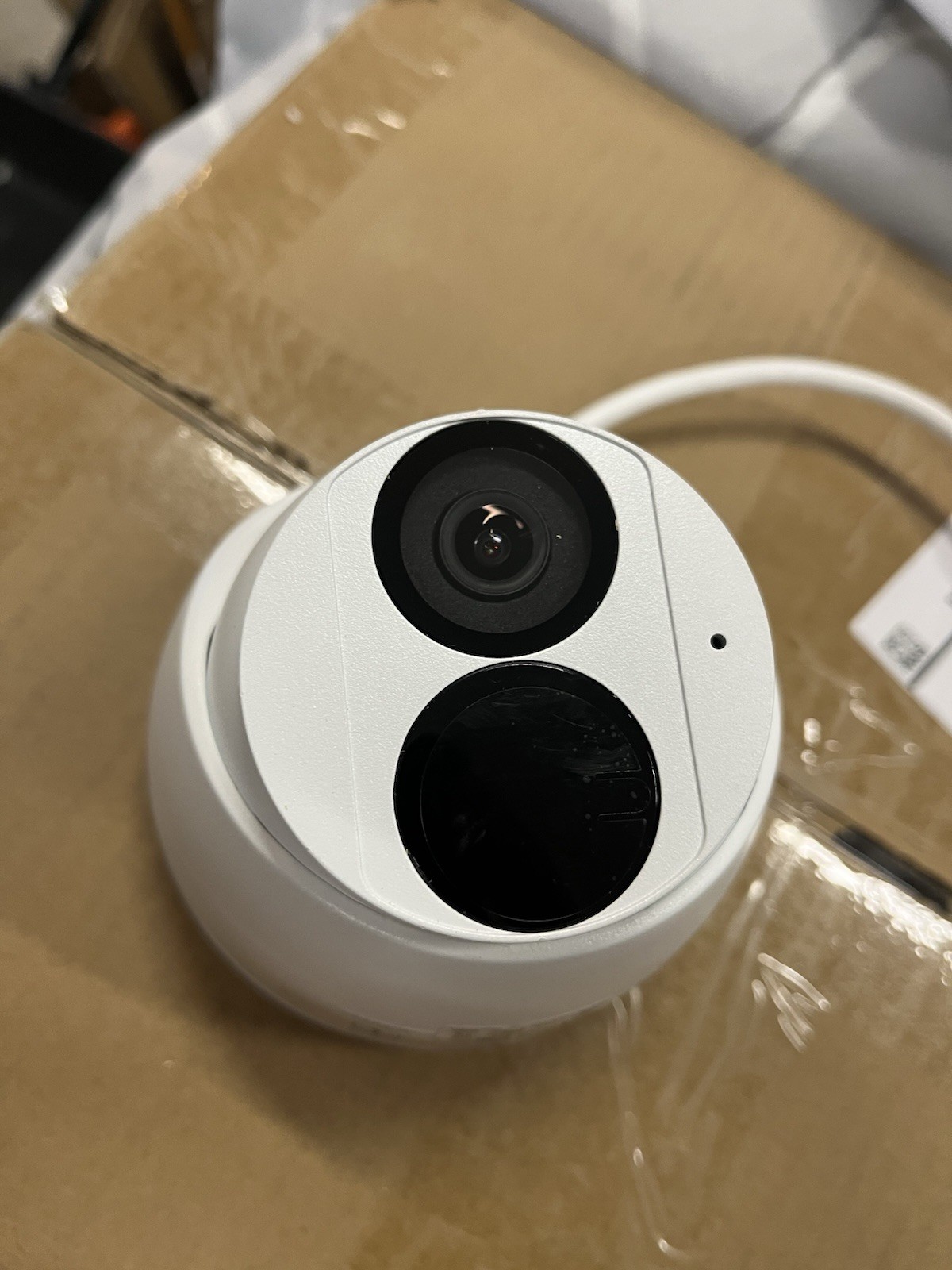 ENS EM-IPCP4T3-F28-M-LH-AI 4MP IP Turret Camera 2.8mm Fixed Lens PoE Ethernet