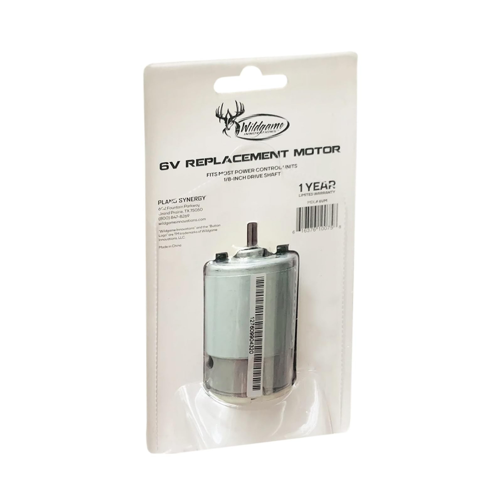 WILDGAME INNOVATIONS 6V Replacement Motor for Game Feeders One Size, 6-Volt