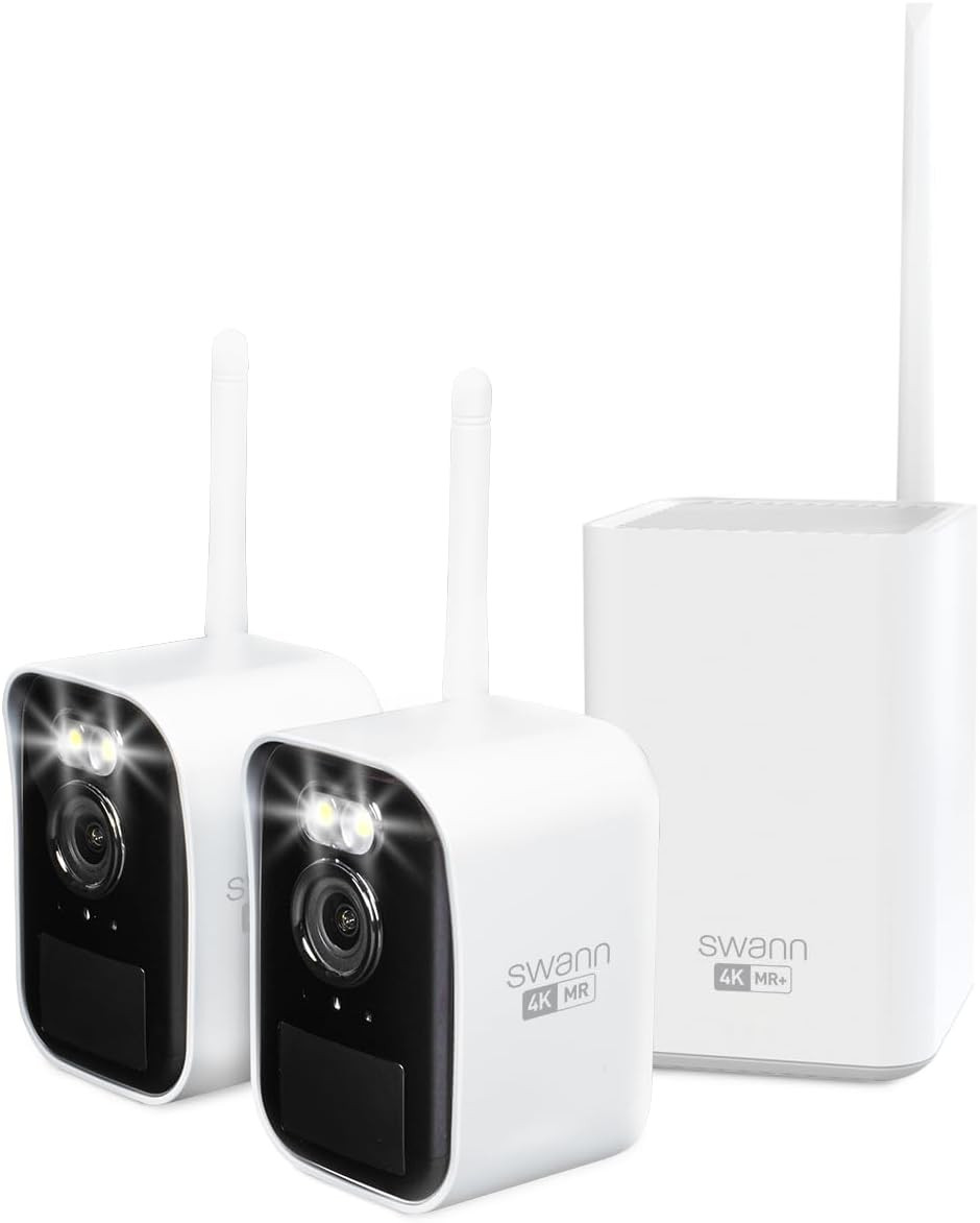Maxranger Mini Kit 4K Wireless NVR Security System 2-Cam Kit,4K Camera Forever C