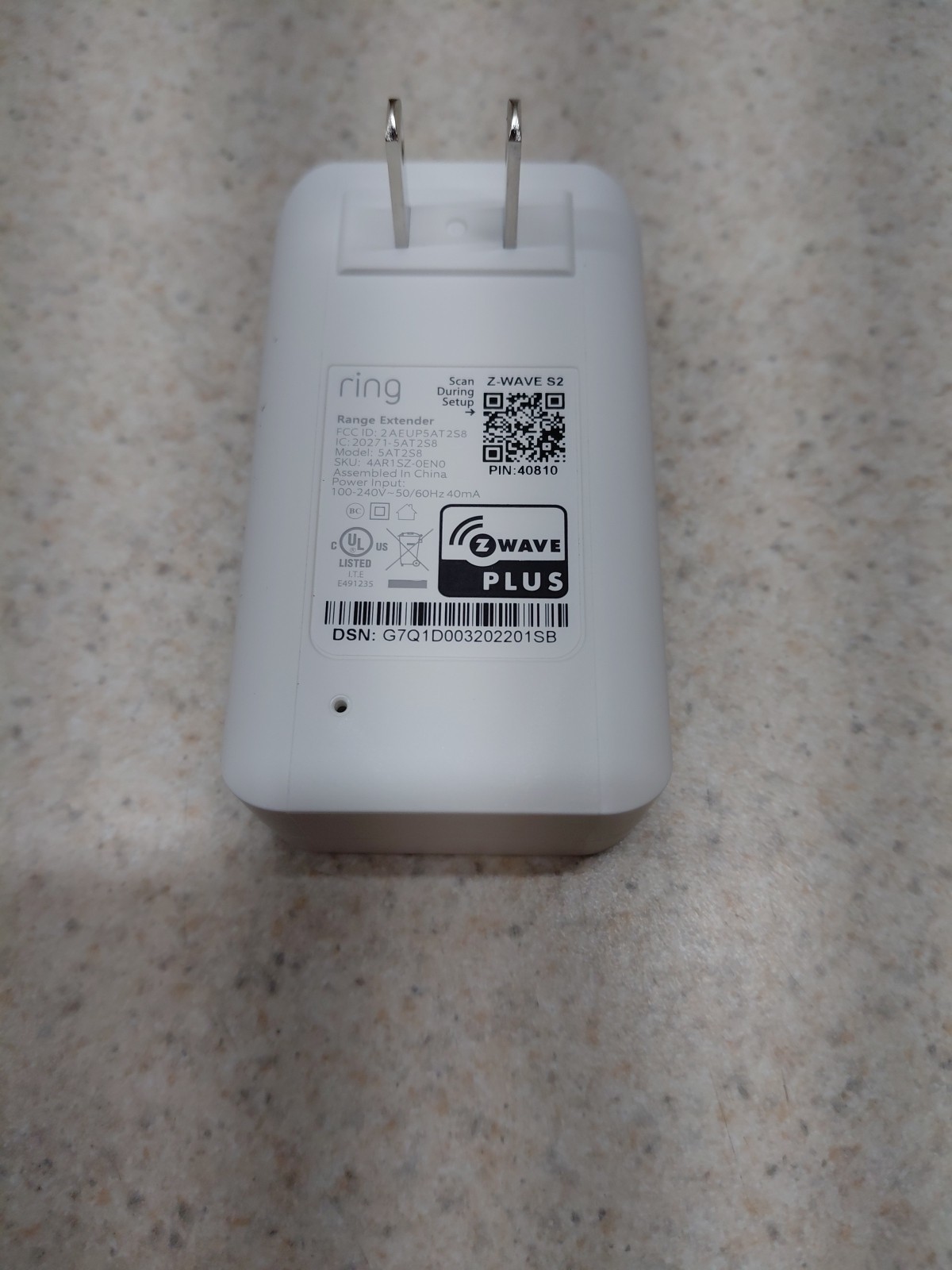 Ring Alarm Range Extender (2nd Gen) – White