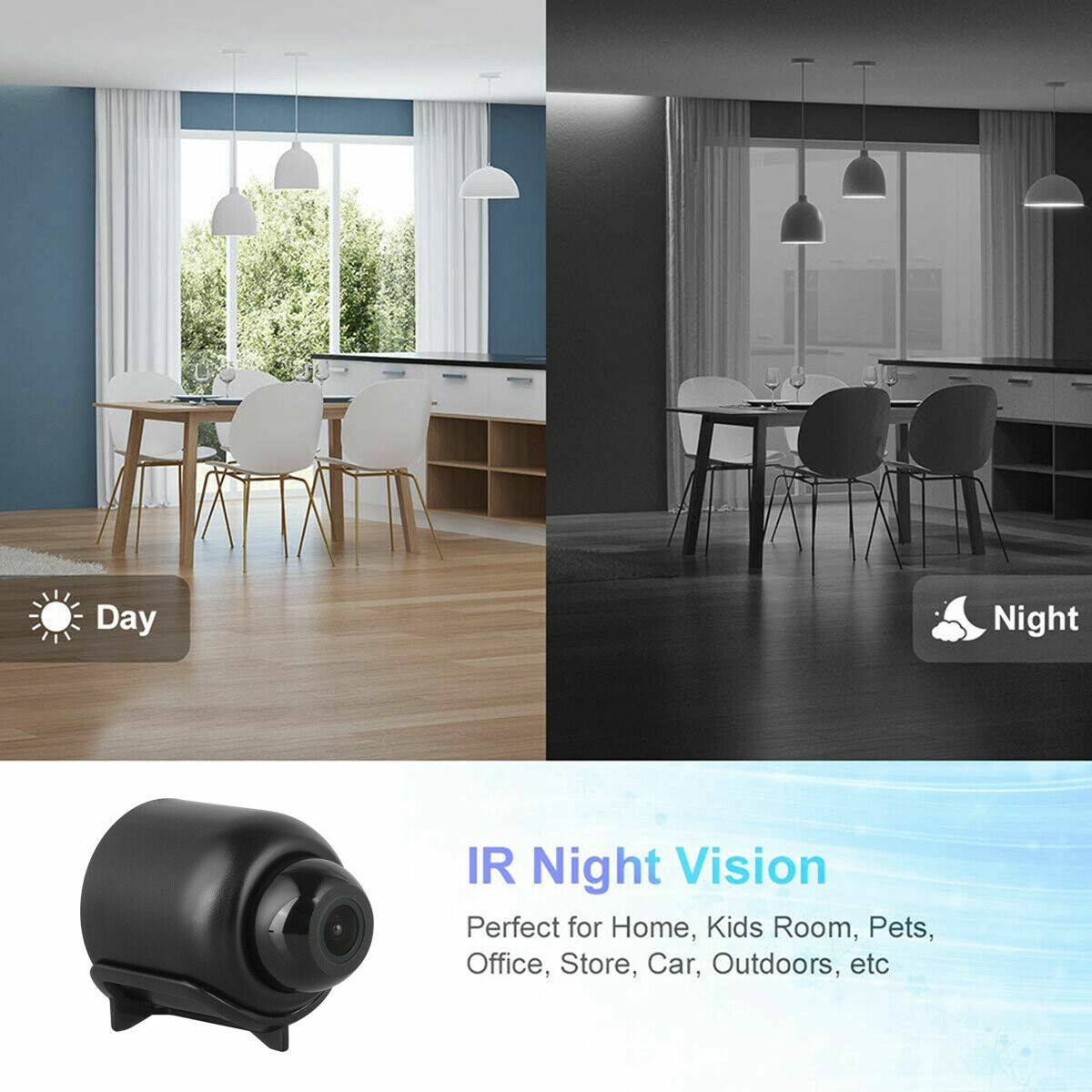Mini Camera HD 1080P Video Camcorder Motion Detection Night Vision Security Cam