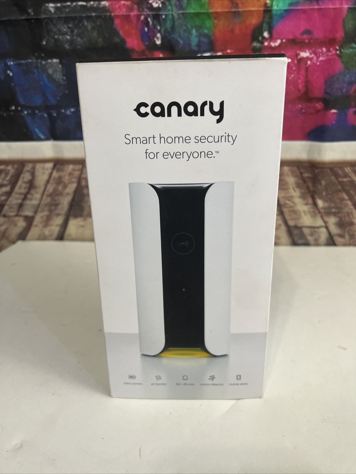 EUC Canary Security Camera CAN100USWT | White, w/Charger + Box