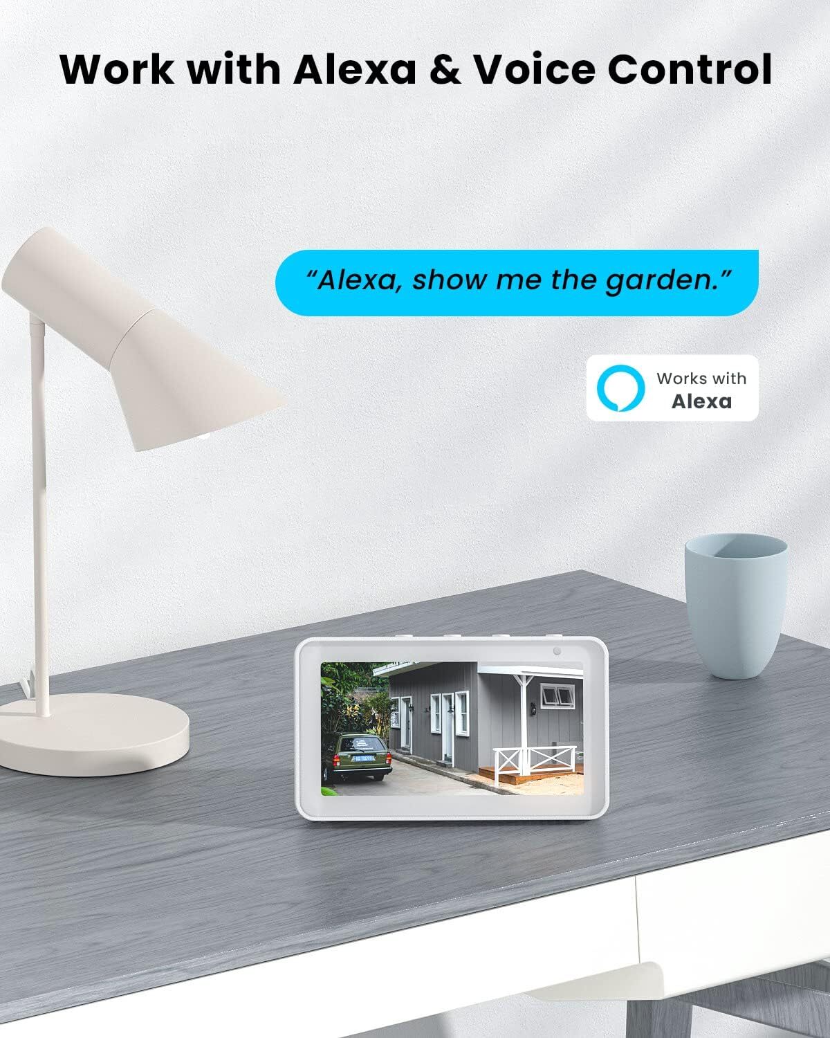 ieGeek 2K Security Camera System Wireless IP WiFi Outdoor HD Color Night Vision